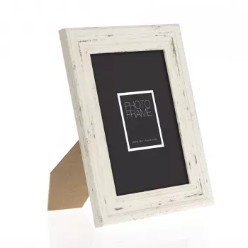 ZEP Palermo wit 13x18 cm kunststof staande fotolijst PM257W