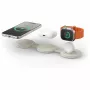 Satechi OntheGo 3-in-1 draadloze oplader met Qi2, zand, 15W, ST-QTG31W