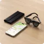 Satechi FindAll brillenkoker van veganistisch leer zwart