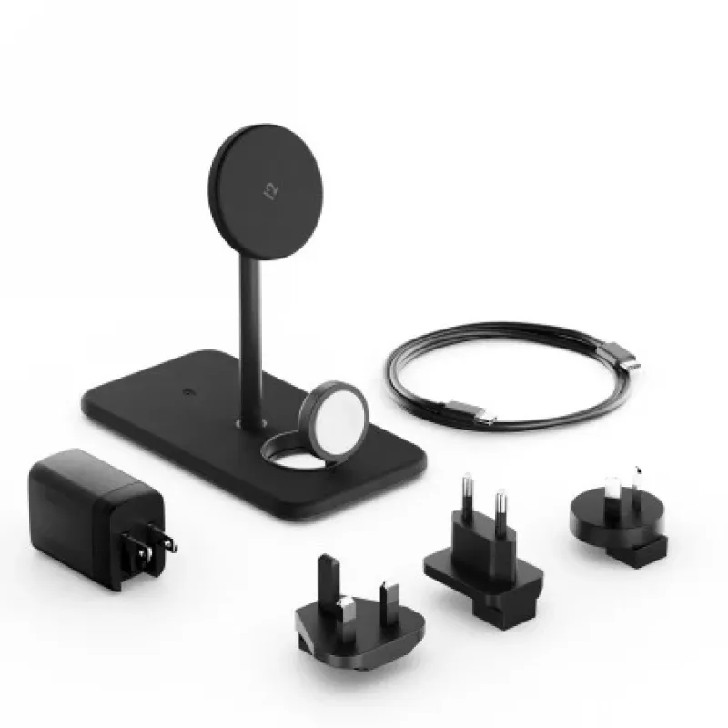 Twelve South HiRise 3 Deluxe Qi2 draadloze oplader (2024) - zwart