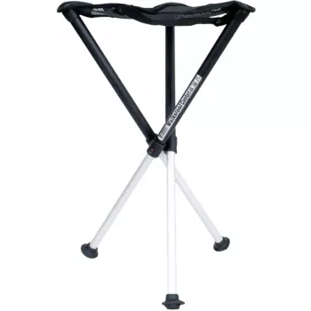 Walkstool Comfort 65 XXL opvouwbare kruk - zwart - rubberen voeten - 850 g - 65 cm - 45 cm