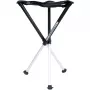 Walkstool Comfort 65 XXL opvouwbare kruk - zwart - rubberen voeten - 850 g - 65 cm - 45 cm