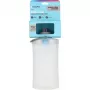 HydraPak Flux+ 1,5L filter-waterfles - Clear/HP Blue
