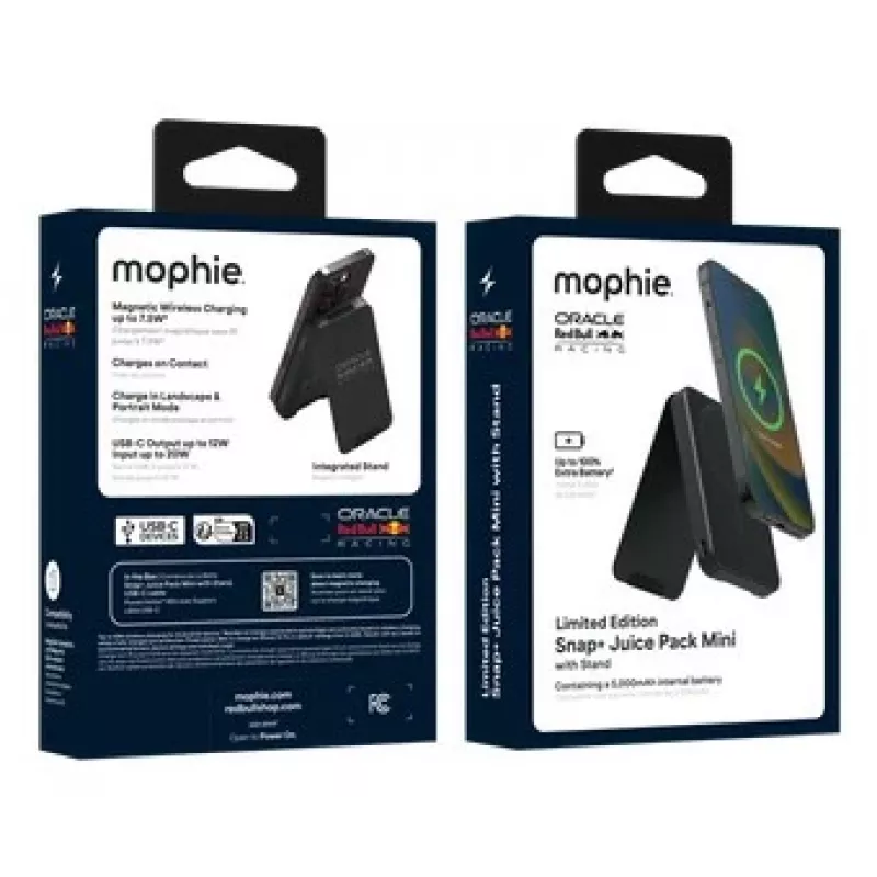 Mophie Snap+ Mini Stand 5000mAh powerbank zwart