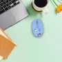 INCA draadloze muis 1200DPI/3 toetsen/2.4GHz USB-A Weeny Emoji blauw (IWM-245RM)