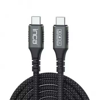 INCA USB-C naar USB-C-kabel USB 4.0 40Gbps PD 3.1 240W 8K UltraHD 0,80m (ITCT-40)