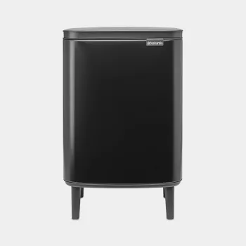 Brabantia BO afvalbak HI 12 L mat zwart