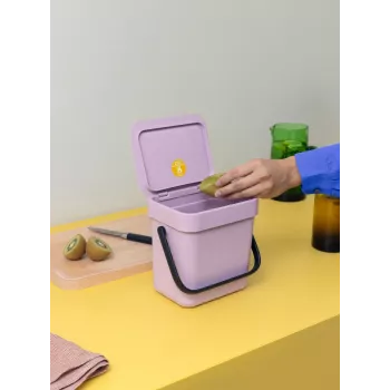 Brabantia Sort & Go afvalbak lila roze 3 L