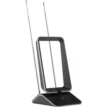 One for All SV 9465 versterkte binnenantenne met automatische versterkingsregeling en 5G-filter - zwart