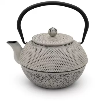 Bredemeijer theepot Jang 1,1L gietijzer grijs met filter