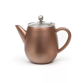 Bredemeijer Eva geïsoleerde theepot 1,1 L roestbruin 111019