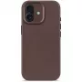 Decoded leren backcover voor iPhone 17 met MagSafe - Chocolate Brown