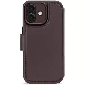 Decoded leren afneembare wallet voor iPhone 17 met MagSafe - Chocolate Brown