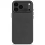 Decoded leren backcover voor iPhone 17 Pro met MagSafe (zwart)