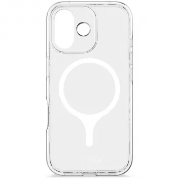 Decoded DropTec transparante achterkant hoes voor Apple iPhone 17 met MagSafe