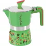 Pedrini 3TZ Frida Kahlo espressomaker voor op het fornuis, groen (02CF157)