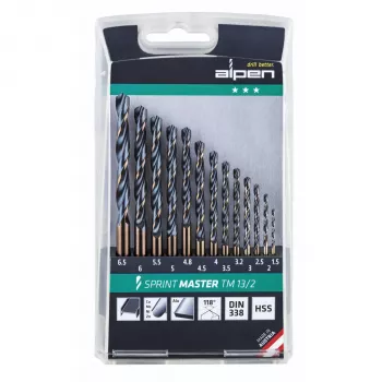 ALPEN-MAYKESTAG Alpen Sprint Master TM 13/2 spiraalboor 13 mm HSS-G DIN 338