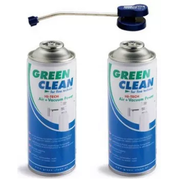 Green Clean GS-2051 persluchtreiniger voor apparaatreiniging - moeilijk bereikbare plaatsen - 400 ml - blauw, groen, wit - 135 mm - 200 mm