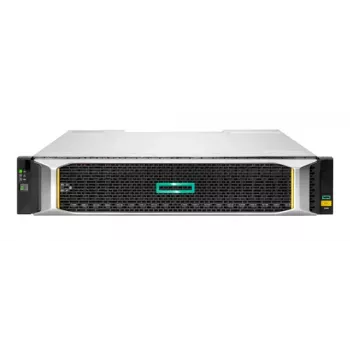 HPE Modular Smart Array 2062 16Gb Fibre Channel SFF Storage - 6e generatie - 3,84 TB - 24 bays (SAS-3) SSD 1,92 TB x 2 16Gb Fibre Channel (extern) rackmontage 2U