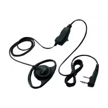 Kenwood EMC-7 headset - clip-on - bedraad - zwart