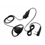 Kenwood EMC-7 headset - clip-on - bedraad - zwart