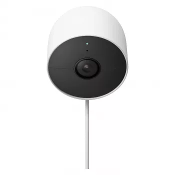 Google Nest Cam Indoor/Outdoor Beveiligingscamera 1920 x 1080 Snow