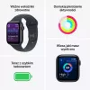 Apple Watch SE 3 GPS 44mm Midnight aluminium behuizing met Midnight Sport Band M/L