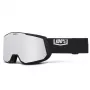 100% Snowcraft XL zwart HiPER Silver Mirror skibril
