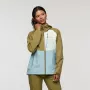 Cotopaxi Impermeo 3L Hooded Shell Jacket - Moss/Sea Spray - XS