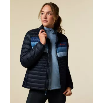 Cotopaxi Fuego Down Jacket dames - Carbon Stripes maat M