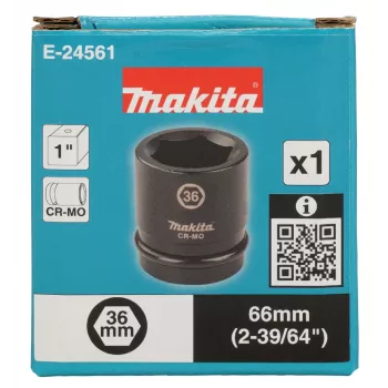 Makita E-24561 slagdop 1 inch, 36 mm, 66 mm lang