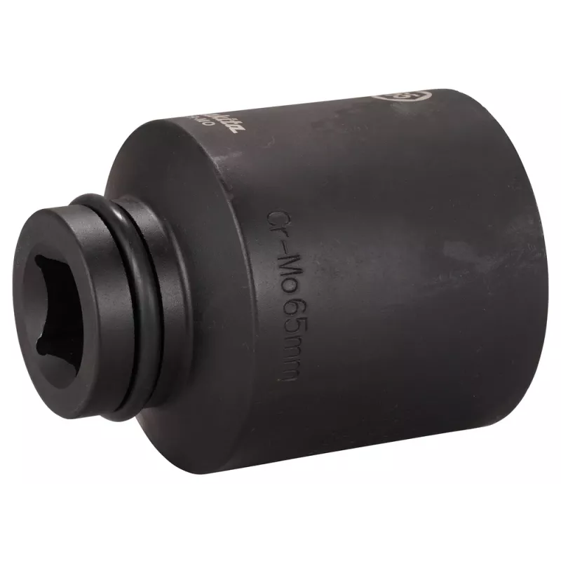 Makita slagdop 1 inch aandrijving 65 mm 6-punts Cr-Mo zwart gefosfateerd E-24810