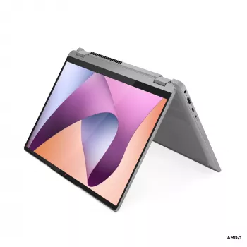 Lenovo IdeaPad Flex 5 14 inch 2-in-1 laptop, AMD Ryzen 5 7430U, 16GB RAM, 512GB SSD, Windows 11 Home, touchscreen, grijs