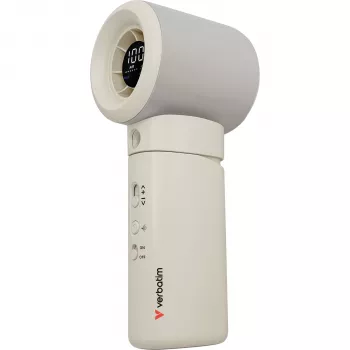 Verbatim Cool 'n' Go Aqua Breeze 32344 handventilator, wit/zilver
