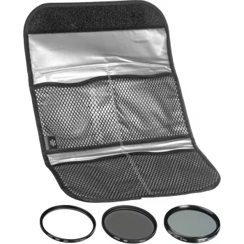 Hoya Digital Kit 62 mm - UV-, CPL-, ND8-filterset met tas