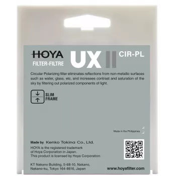 Hoya UX II CIR-PL 72 mm circulair polarisatiefilter