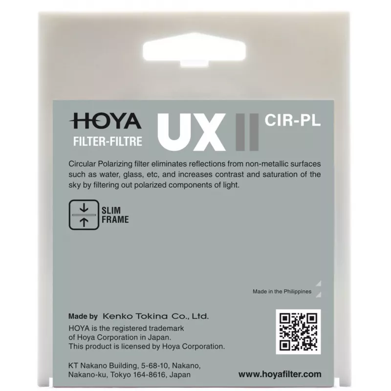 Hoya UX II CIR-PL 72 mm circulair polarisatiefilter