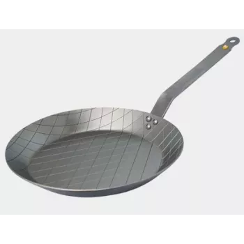 De Buyer Mineral B Element Carbon Steel steakpan 24 cm (5616.24)