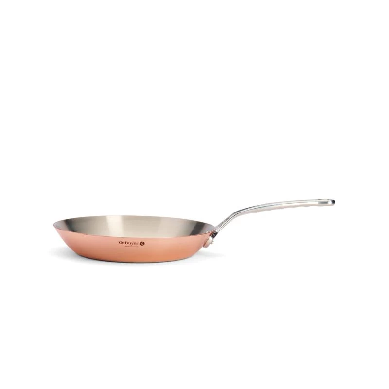 De Buyer Prima Matera koekenpan 28 cm koper/RVS inductie