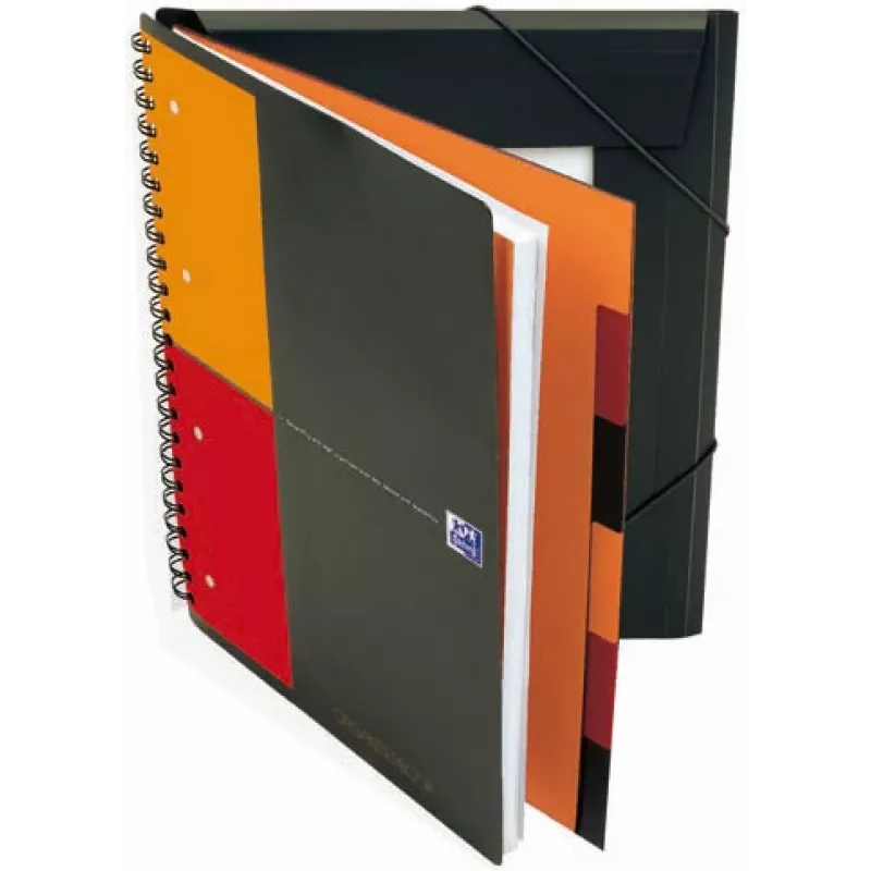 ELBA Organiser Book - 80 vel - zwart - A4 - spiraalbinding - 245 mm - 310 mm