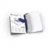 ELBA 100101918 register A4 90 vel blauw groen grijs roze violet
