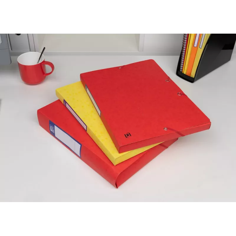 Oxford TOP FILE+ documentenbox A4 2,5 cm rood