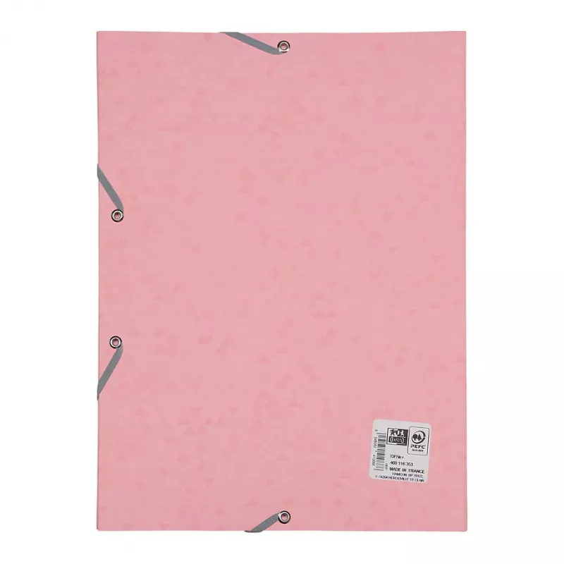 Oxford TOP FILE+ Elastische map A4 3 kleppen pastelroze 400116353