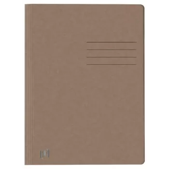 Hamelin hechtmap A4 bruin karton 390 g/m² metaalhechting TOP