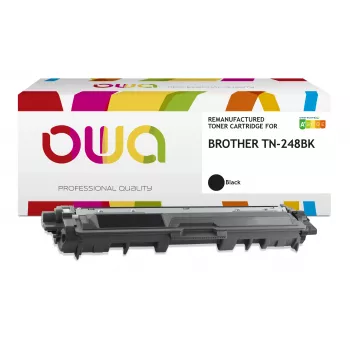 Armor OWA compatibele tonerpatroon voor Brother TN-248BK zwart 1.000 pagina's gereviseerd
