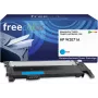 Freecolor compatibele tonerpatroon HP W2071A cyaan met chip 1000 pagina's