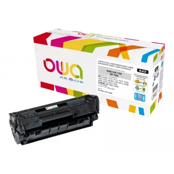 Armor OWA compatibele tonerpatroon zwart (alternatief voor HP Q2612A)