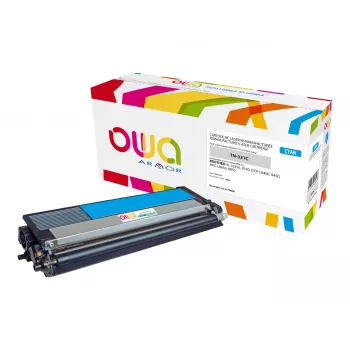 Armor OWA cyaan Remanufactured tonercartridge (alternatief voor Brother TN321C)