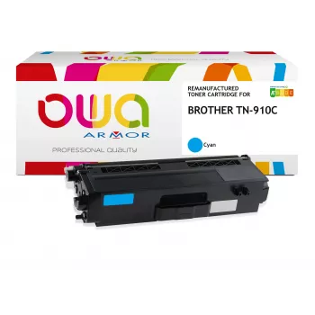 ARMOR OWA tonercartridge compatibel met Brother TN-910C cyaan (9.000 pagina's)