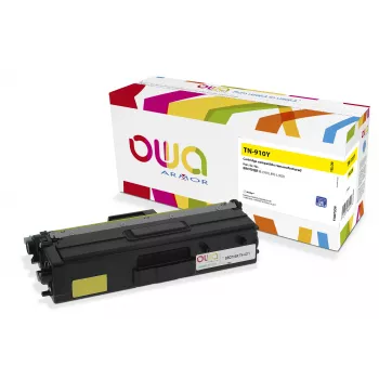 ARMOR OWA toner compatibel met Brother TN-910Y geel (9.000 pagina's)